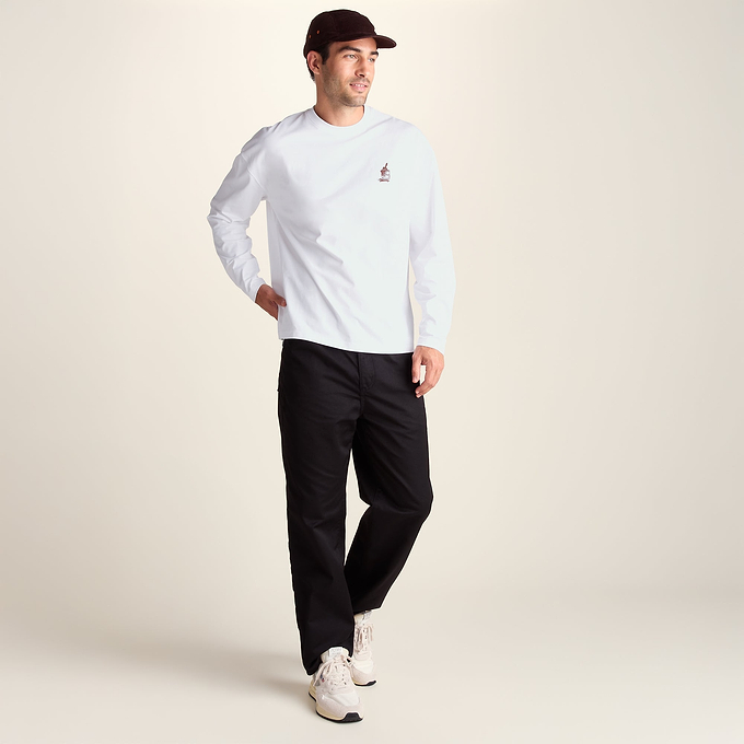 Kaycee Mens Premium Heavyweight 100% Cotton Jersey Top - Optic White