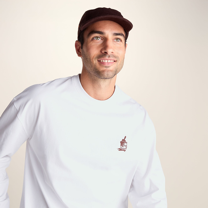 Kaycee Mens Premium Heavyweight 100% Cotton Jersey Top - Optic White