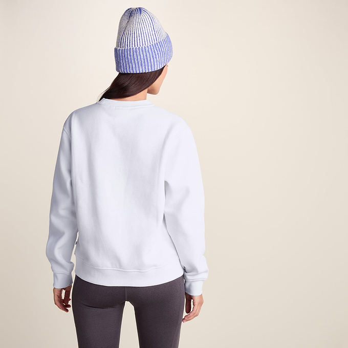 Kendall Womens Supersoft Apres Ski Print Sweatshirt - Optic White