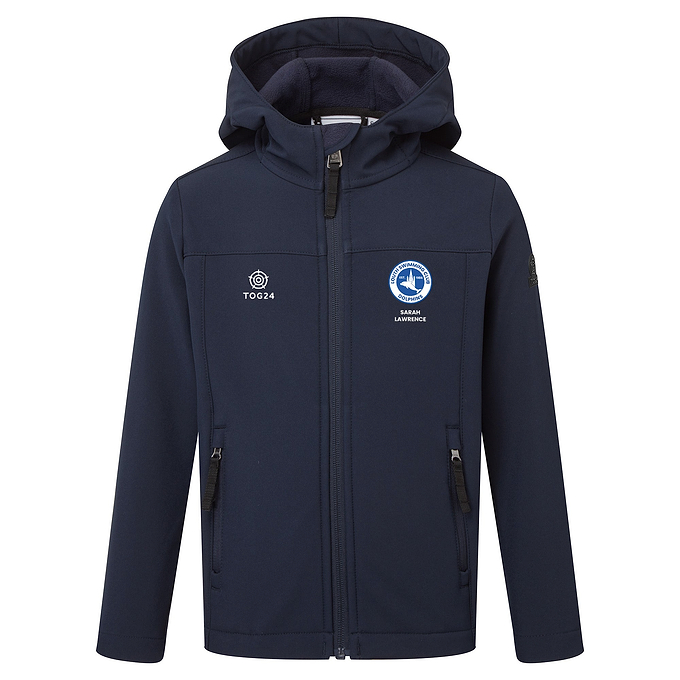 Louth Dolphins Kids - Koroma Softshell Hooded Jacket Navy