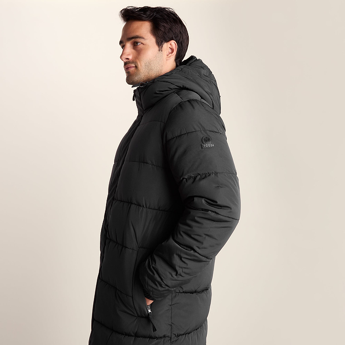 Langrick Mens Long Insulated Jacket - Black
