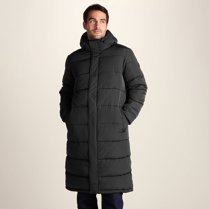 Langrick Mens Long Insulated Jacket - Black