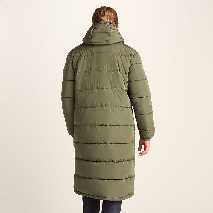 Langrick Mens Long Insulated Jacket - Khaki