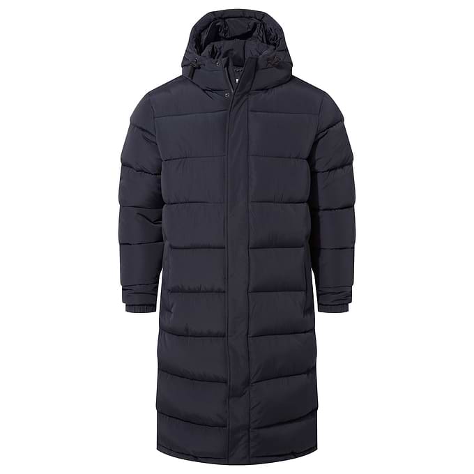 Langrick Mens Long Insulated Jacket - Dark Indigo