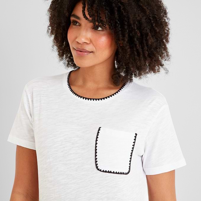 Liana Womens 100% Cotton Supersoft T-Shirt - Optic White