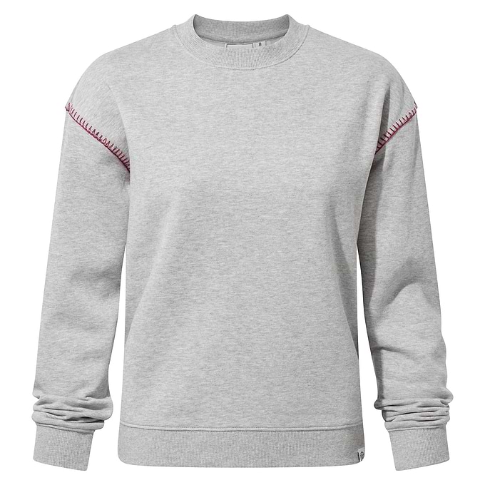 Lillia Womens Supersoft Sweat - Light Grey Marl