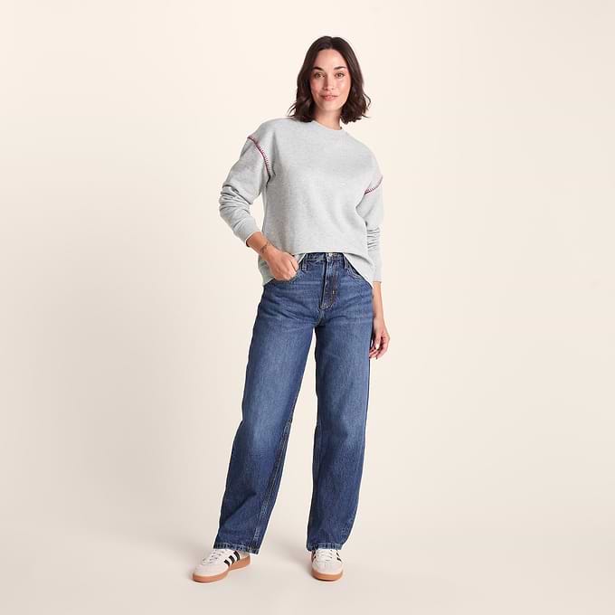 Lillia Womens Supersoft Sweat - Light Grey Marl