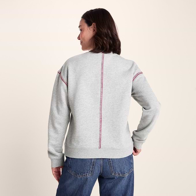 Lillia Womens Supersoft Sweat - Light Grey Marl