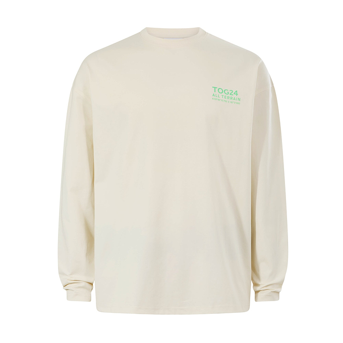 Lloyd Mens Premium Heavyweight 100% Cotton Jersey Top - Buttercream