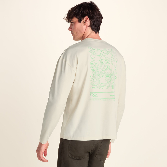Lloyd Mens Premium Heavyweight 100% Cotton Jersey Top - Buttercream