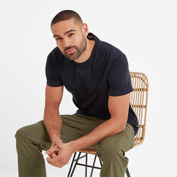 Longley Mens T-Shirt - Dark Indigo