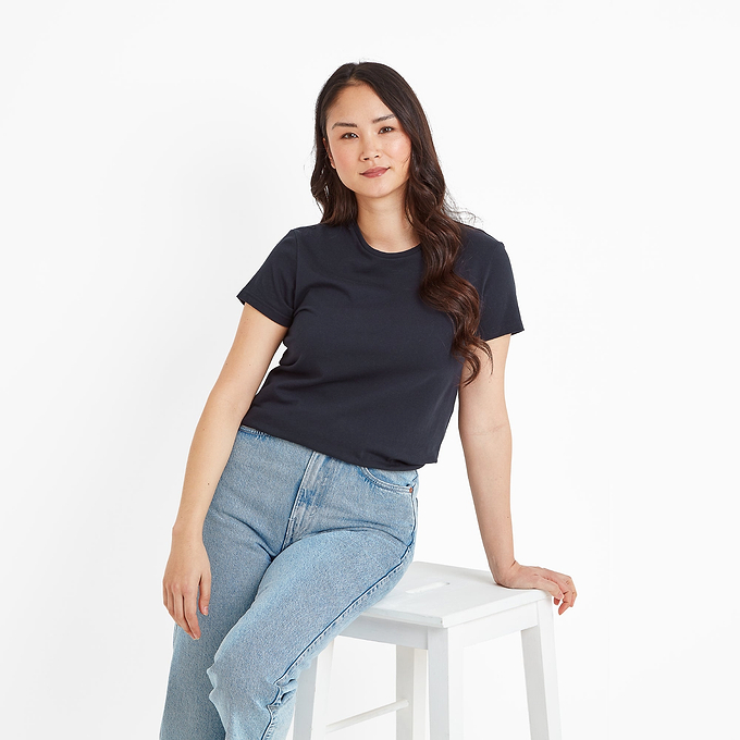 Longley Womens T-Shirt - Dark Indigo