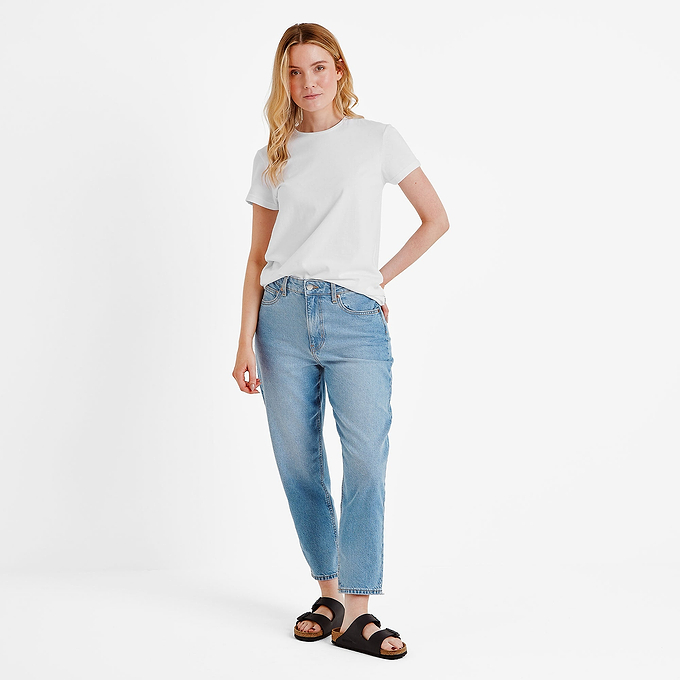Longley Womens T-Shirt - Optic White