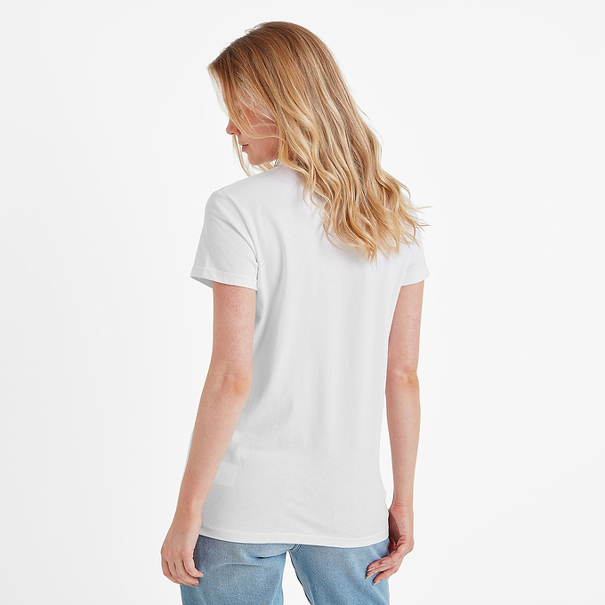 Longley Womens T-Shirt - Optic White
