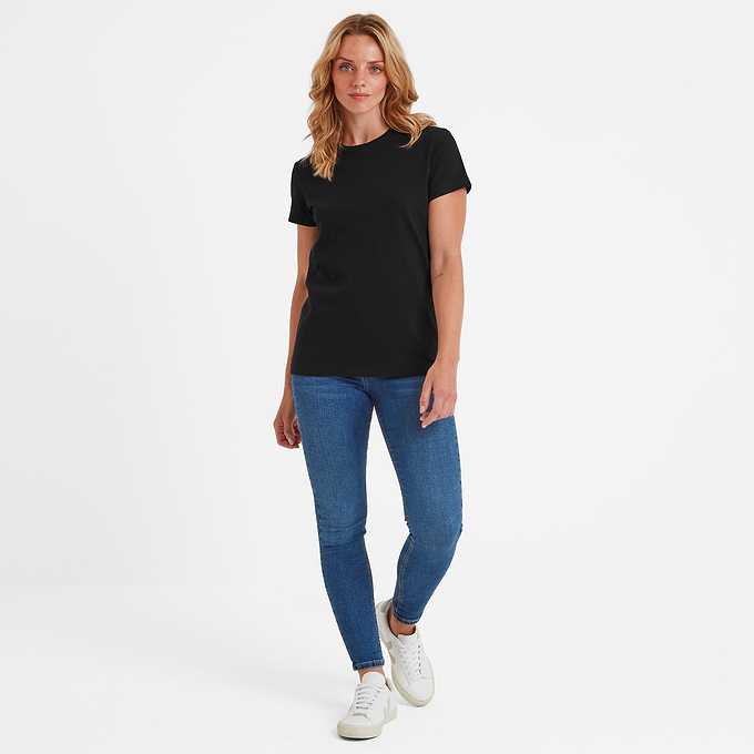 Longley Womens T-Shirt - Black