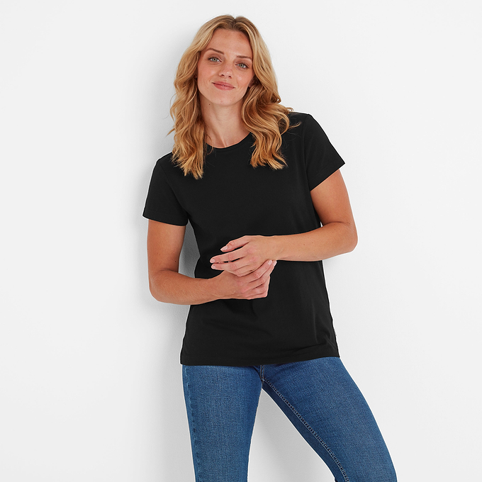 Longley Womens T-Shirt - Black
