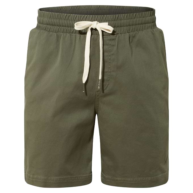 Loredo Mens Cotton Blend Shorts - Forage Green