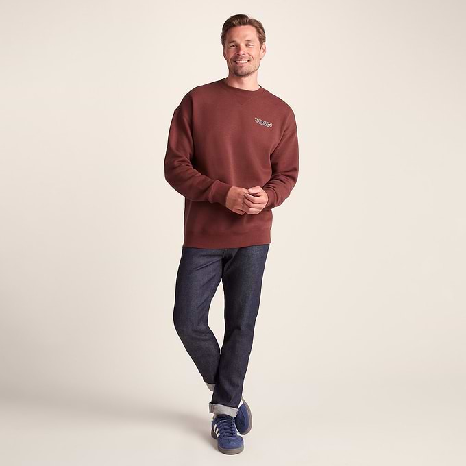 Lytham Mens Supersoft Sweat - Port