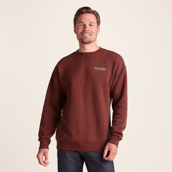 Lytham Mens Supersoft Sweat - Port