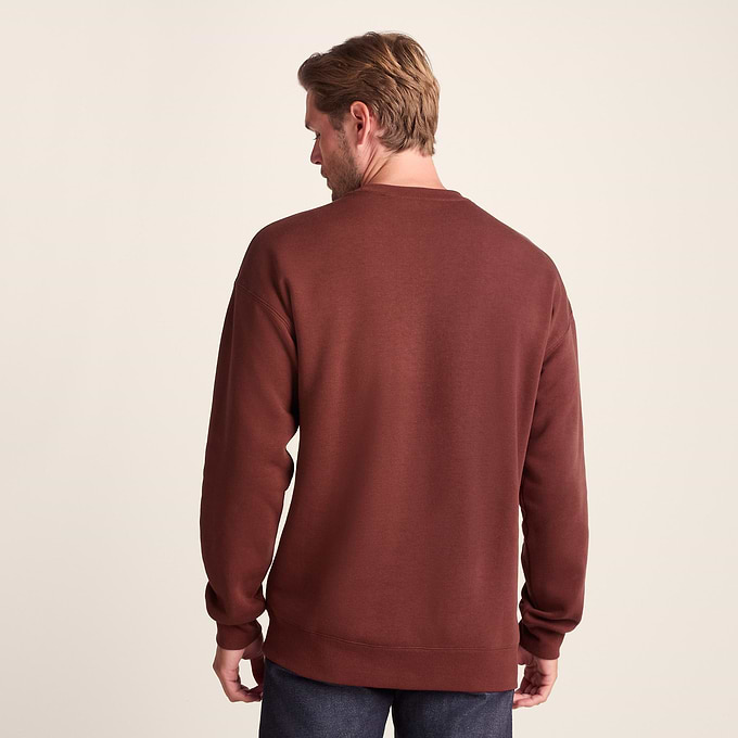 Lytham Mens Supersoft Sweat - Port