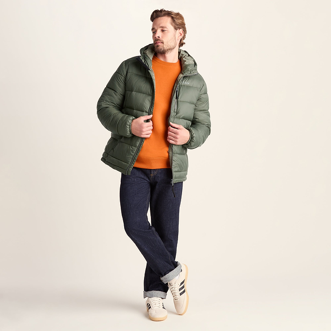 Maloney Mens Wind Resistant Insulated Jacket - Light Forest