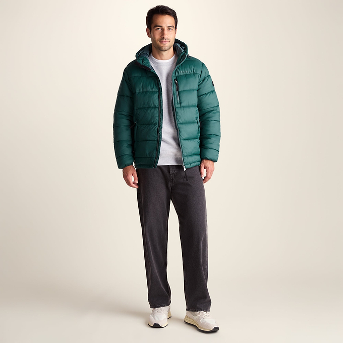 Maloney Mens Wind Resistant Insulated Jacket - Dark Turquoise