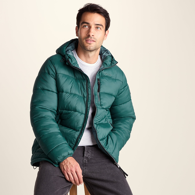 Maloney Mens Wind Resistant Insulated Jacket - Dark Turquoise