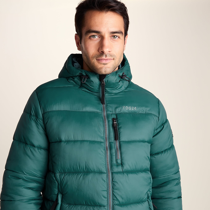 Maloney Mens Wind Resistant Insulated Jacket - Dark Turquoise