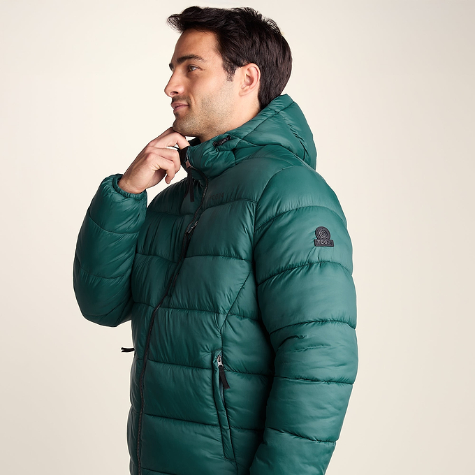 Maloney Mens Wind Resistant Insulated Jacket - Dark Turquoise