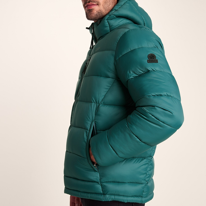 Maloney Mens Wind Resistant Insulated Jacket - Dark Turquoise