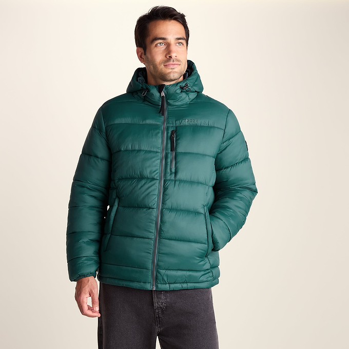 Maloney Mens Wind Resistant Insulated Jacket - Dark Turquoise