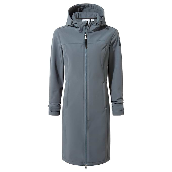 Marina Womens Long Water Resistant Softshell Jacket - Graphite