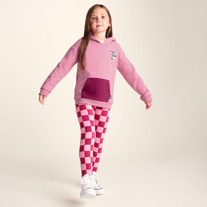 Masham Shaun the Sheep Kids Supersoft Overhead Hoodie - Beetroot Red