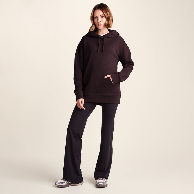 Meera Womens 100% Cotton Relaxed Fit Hoody - Huckleberry