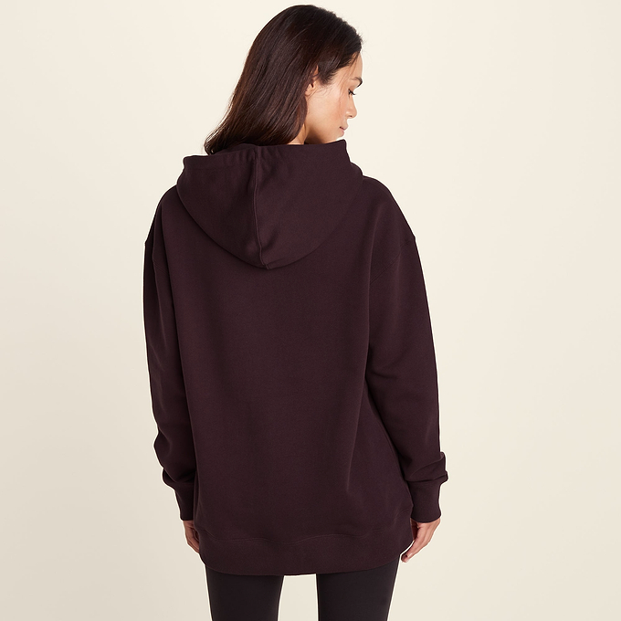Meera Womens 100% Cotton Relaxed Fit Hoody - Huckleberry