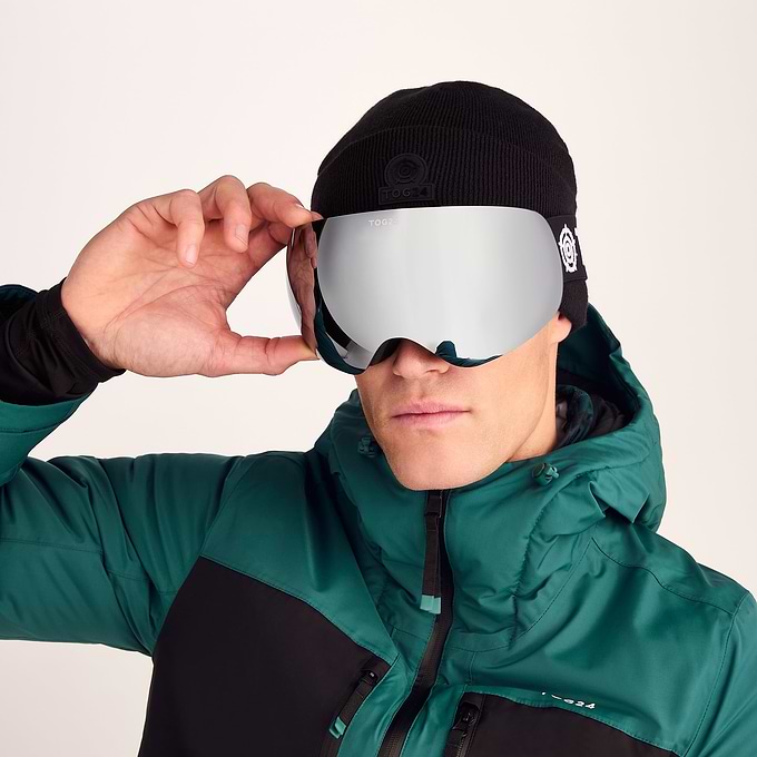 Megeve Cat 3 Lens Goggles Matt Black/Silver – TOG24