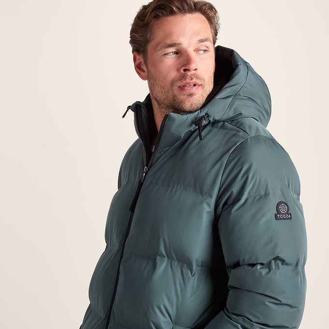 Menka Mens Shower Resistant Insulated Jacket - Graphite