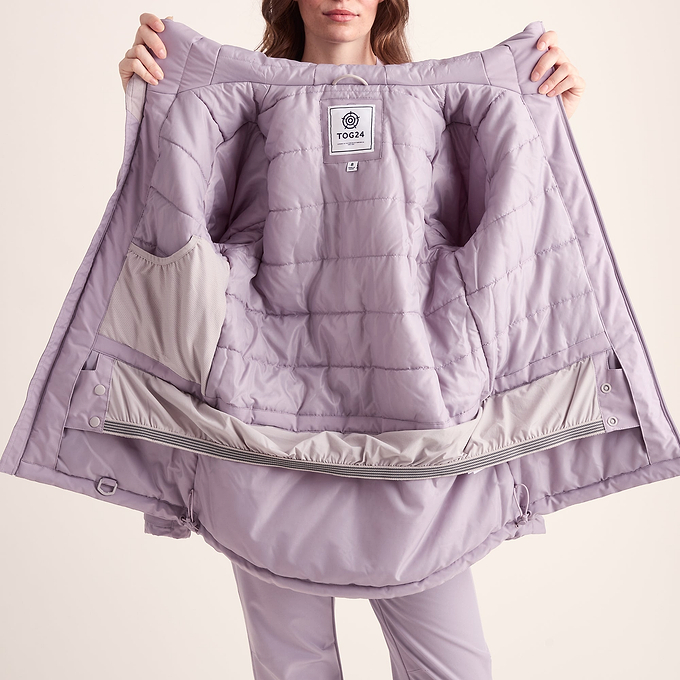 Meribel Womens Performance Waterproof Ski Jacket - Lavender Grey