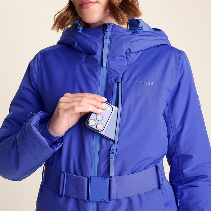 Meribel Womens Performance Waterproof Ski Jacket - Cobalt Blue