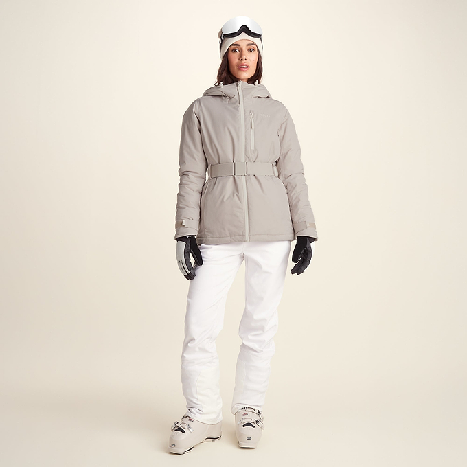Meribel Womens Performance Waterproof Ski Jacket - Simply Taupe