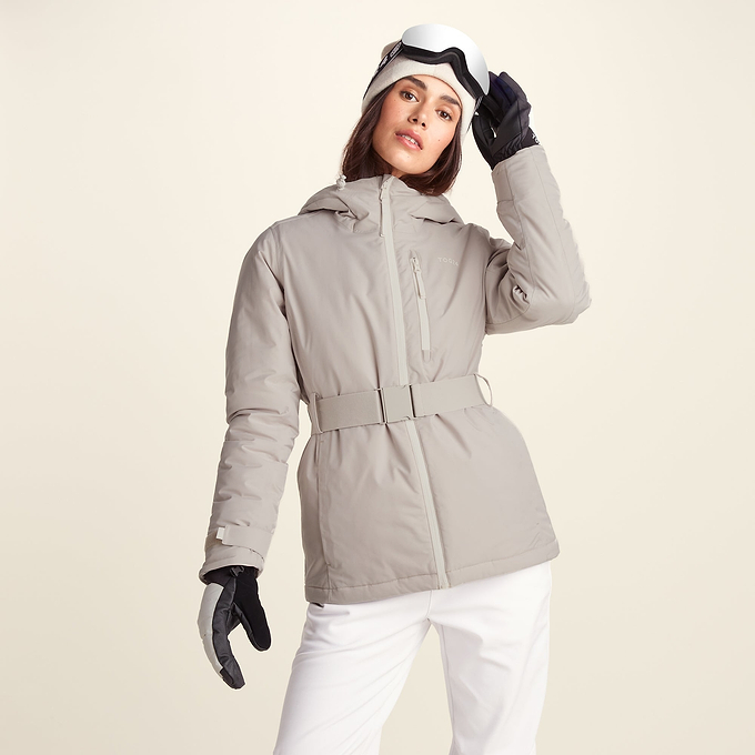 Meribel Womens Performance Waterproof Ski Jacket - Simply Taupe