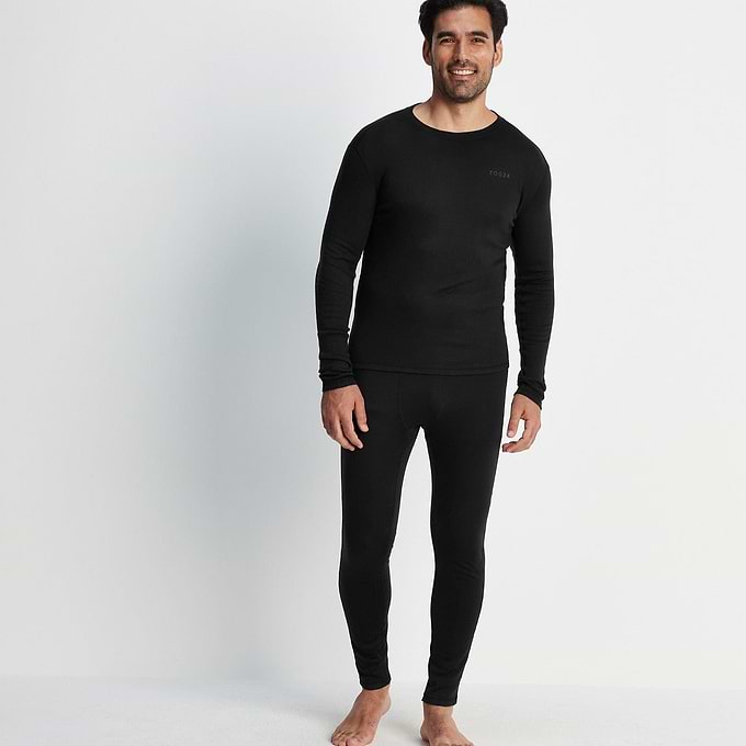 Meru Men Meru Mens Thermal Set in Black | Men's Clothing | TOG24