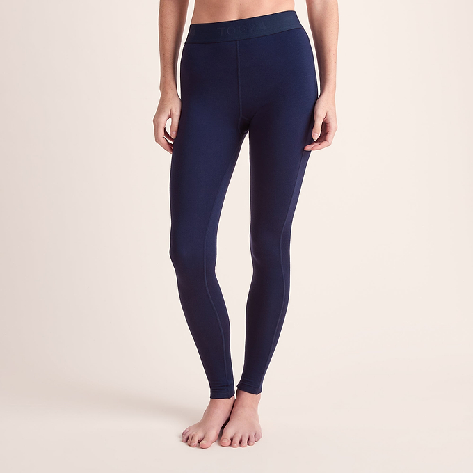 Meru Womens Cashmere Touch Base Layer Leggings - Oxford Blue