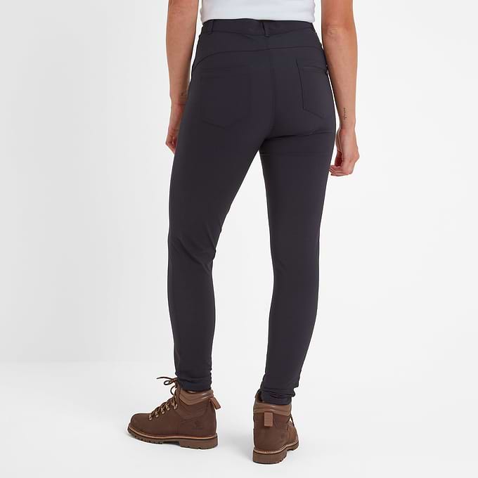 Milton Womens Water Resistant Slim Trouser Long - Black