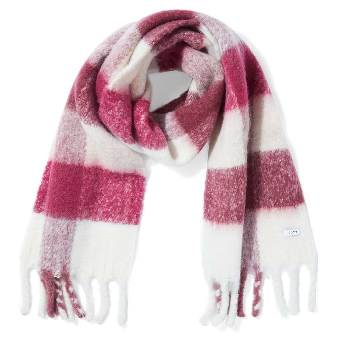 Miyara Woven Scarf - Washed Burgundy