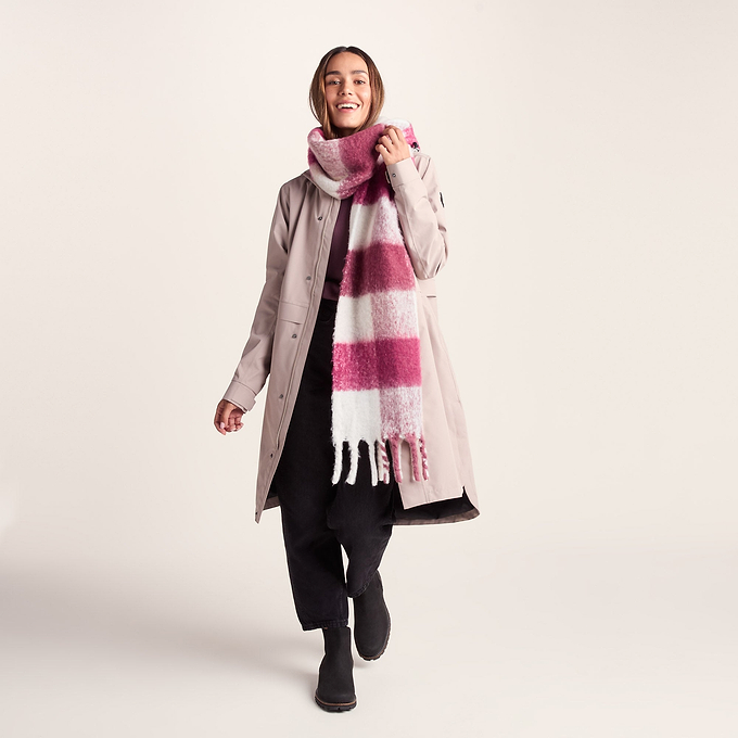 Miyara Woven Scarf - Washed Burgundy