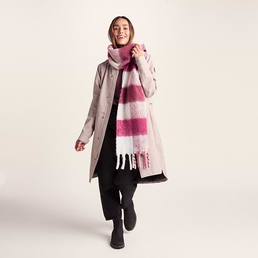 Miyara Woven Scarf - Washed Burgundy