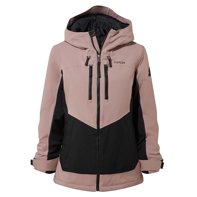 Montana Womens Ski Jacket - Black/Faded Pink
