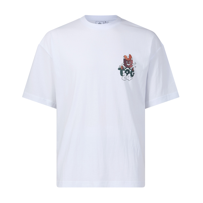Negroni Mens Relaxed Fit 100% Cotton Supersoft Hattie Clark T-Shirt - Optic White