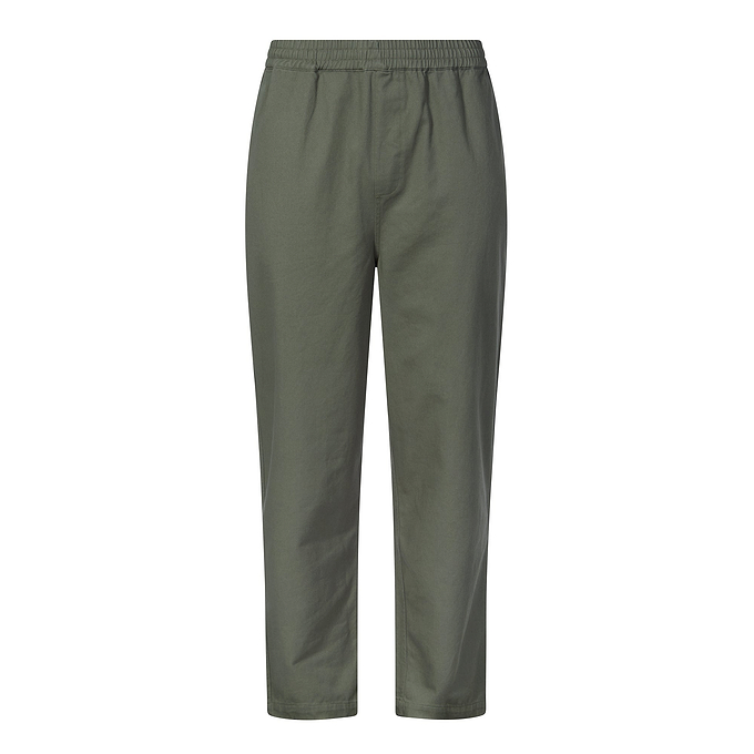 Nelson Mens Relaxed Fit 100% Cotton Heavyweight Straight Leg Trousers - Faded Khaki